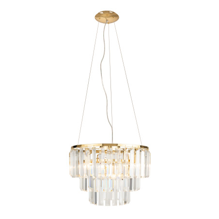 NOWOŚĆ MAXLIGHT P0423 LAMPA WISZĄCA MONACO ZŁOTA Ø 42 cm