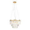 NOWOŚĆ MAXLIGHT P0423 LAMPA WISZĄCA MONACO ZŁOTA Ø 42 cm