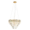 NOWOŚĆ MAXLIGHT P0424 LAMPA WISZĄCA MONACO ZŁOTA Ø 60 cm