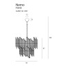 NOWOŚĆ MAXLIGHT P0340 LAMPA WISZĄCA NEMO
