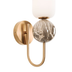 NOWOŚĆ MAXLIGHT W0380 KINKIET NOVA GOLD