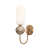 NOWOŚĆ MAXLIGHT W0380 KINKIET NOVA GOLD