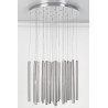 NOWOŚĆ MAXLIGHT P0175D LAMPA WISZĄCA ORGANIC 33x1 CHROM ŚCIEMNIALNA
