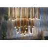NOWOŚĆ MAXLIGHT P0242D LAMPA WISZĄCA ORGANIC 33x1 ZŁOTA ŚCIEMNIALNA