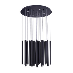 NOWOŚĆ MAXLIGHT P0419D LAMPA WISZĄCA ORGANIC 33x1 CZARNA