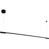 NOWOŚĆ MAXLIGHT P0358D LAMPA WISZĄCA ORGANIC HORIZON 150CM CZARNA ŚCIEMNIALNA