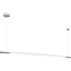 NOWOŚĆ MAXLIGHT P0359 LAMPA WISZĄCA ORGANIC HORIZON 150CM CHROM