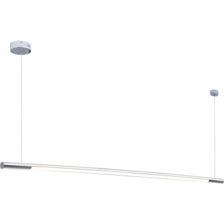 NOWOŚĆ MAXLIGHT P0359D LAMPA WISZĄCA ORGANIC HORIZON 150CM CHROM ŚCIEMNIALNA