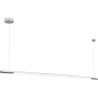 NOWOŚĆ MAXLIGHT P0359D LAMPA WISZĄCA ORGANIC HORIZON 150CM CHROM ŚCIEMNIALNA