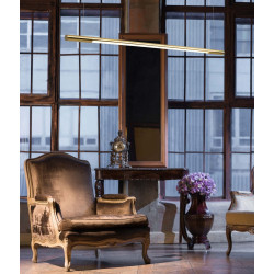 NOWOŚĆ MAXLIGHT P0360 LAMPA WISZĄCA ORGANIC HORIZON 150CM ZŁOTA