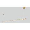 NOWOŚĆ MAXLIGHT P0360 LAMPA WISZĄCA ORGANIC HORIZON 150CM ZŁOTA
