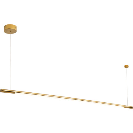 NOWOŚĆ MAXLIGHT P0360 LAMPA WISZĄCA ORGANIC HORIZON 150CM ZŁOTA