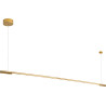 NOWOŚĆ MAXLIGHT P0360 LAMPA WISZĄCA ORGANIC HORIZON 150CM ZŁOTA