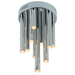NOWOŚĆ MAXLIGHT C0117D PLAFON ORGANIC CHROM MAŁY ŚCIEMNIALNY