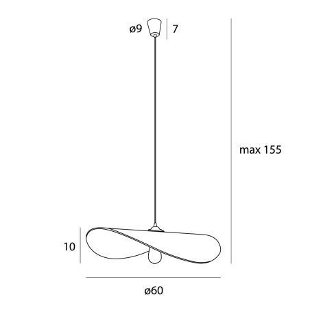 NOWOŚĆ MAXLIGHT P0585 LAMPA WISZĄCA PAN