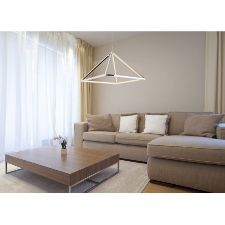 NOWOŚĆ MAXLIGHT P0273 LAMPA WISZĄCA PEAK S CHROME, 20W