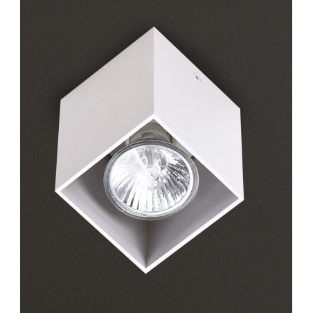 NOWOŚĆ MAXLIGHT C0082 LAMPA SUFITOWA PET SQUARE BIAŁA, GU10