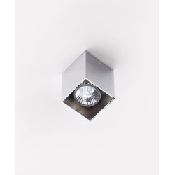 NOWOŚĆ MAXLIGHT C0084 LAMPA SUFITOWA PET SQUARE CHROM, GU10