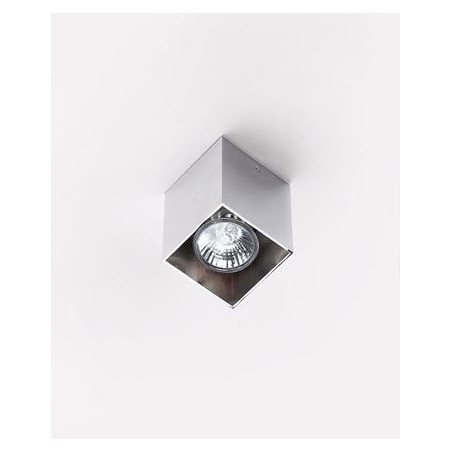 NOWOŚĆ MAXLIGHT C0084 LAMPA SUFITOWA PET SQUARE CHROM, GU10