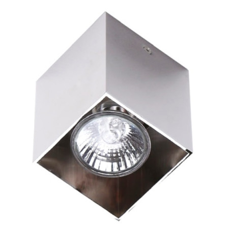 NOWOŚĆ MAXLIGHT C0084 LAMPA SUFITOWA PET SQUARE CHROM, GU10