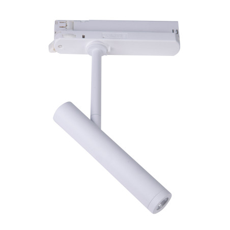 NOWOŚĆ MAXLIGHT S0005 LAMPA DO SZYNOPRZEWODU PISTOL BIAŁY 12W LED