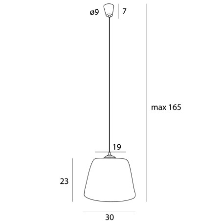 NOWOŚĆ MAXLIGHT P0582 LAMPA WISZĄCA POT