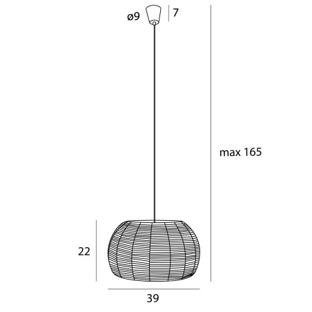 NOWOŚĆ MAXLIGHT P0583 LAMPA WISZĄCA PRASLIN I