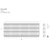 NOWOŚĆ MAXLIGHT C0129 PLAFON PUCCINI 80cm