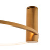 NOWOŚĆ MAXLIGHT C0239 PLAFON QUEEN 60CM  BRUSHED GOLD 15W 3000K