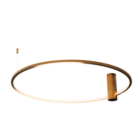 NOWOŚĆ MAXLIGHT C0240 PLAFON QUEEN 80CM  BRUSHED GOLD 20W 3000K