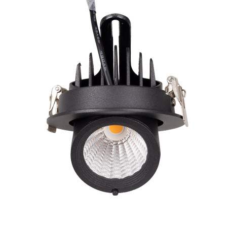 NOWOŚĆ MAXLIGHT H0133 OPRAWA WPUSTOWA RUBIO 10W CZARNA