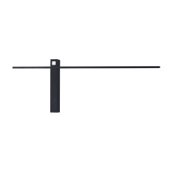 NOWOŚĆ MAXLIGHT W0281 KINKIET SABRE 61 cm CZARNY IP23, ściemnialny z włącznikiem dotykowym