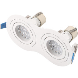 NOWOŚĆ MAXLIGHT H0083 OPRAWA PODTYNKOWA SIGNAL II BIAŁA