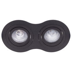 NOWOŚĆ MAXLIGHT H0087 OPRAWA PODTYNKOWA SIGNAL II CZARNA