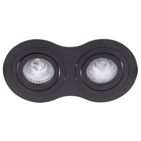 NOWOŚĆ MAXLIGHT H0087 OPRAWA PODTYNKOWA SIGNAL II CZARNA