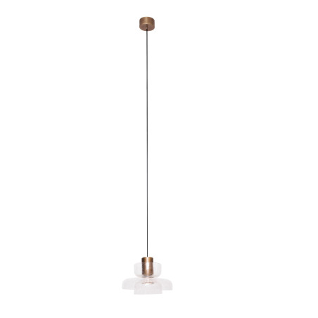 NOWOŚĆ MAXLIGHT P0532 LAMPA WISZĄCA SIGNATURE C TRANSPARENT GLASS