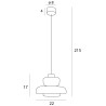 NOWOŚĆ MAXLIGHT P0532 LAMPA WISZĄCA SIGNATURE C TRANSPARENT GLASS
