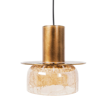 NOWOŚĆ MAXLIGHT P0601 LAMPA WISZĄCA SIGNATURE A AMBER GLASS