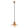 NOWOŚĆ MAXLIGHT P0603 LAMPA WISZĄCA SIGNATURE C AMBER GLASS