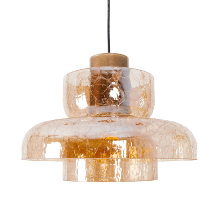 NOWOŚĆ MAXLIGHT P0603 LAMPA WISZĄCA SIGNATURE C AMBER GLASS