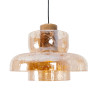 NOWOŚĆ MAXLIGHT P0603 LAMPA WISZĄCA SIGNATURE C AMBER GLASS