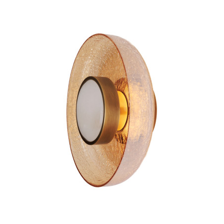 NOWOŚĆ MAXLIGHT W0352 KINKIET SIGNATURE 22CM KLOSZ AMBER