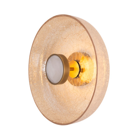 NOWOŚĆ MAXLIGHT W0353 KINKIET SIGNATURE 35CM KLOSZ AMBER