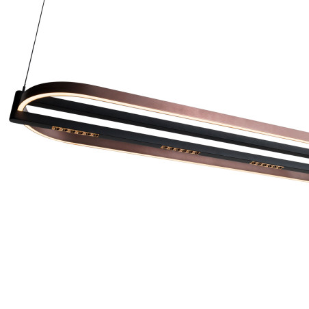 NOWOŚĆ MAXLIGHT P0553 LAMPA WISZĄCA SINGAPUR OVAL
