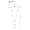 NOWOŚĆ MAXLIGHT P0400 LAMPA WISZĄCA SISTEMA I