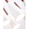 NOWOŚĆ MAXLIGHT P0147  LAMPA WISZĄCA SOFT 5 BIAŁA