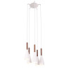 NOWOŚĆ MAXLIGHT P0147  LAMPA WISZĄCA SOFT 5 BIAŁA
