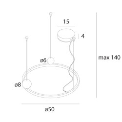 NOWOŚĆ MAXLIGHT P0613 LAMPA WISZĄCA SOLARIS