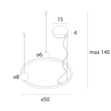 NOWOŚĆ MAXLIGHT P0613 LAMPA WISZĄCA SOLARIS