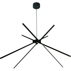 NOWOŚĆ MAXLIGHT P0412 LAMPA WISZĄCA SPIDER BLACK